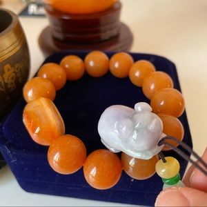 Certified Natural Burmese Jadeite Jade Pendant